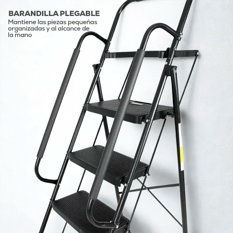 [Promo] Escalera Evolut 100% Antideslizante + Bolsa de Herramientas 3 en 1 de Cuero