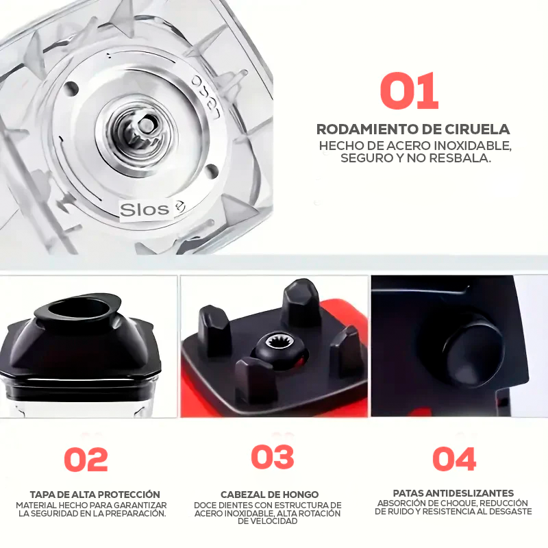 [Pack Especial: Llevá 2 y Pagá 1] Licuadora VTurb Multifuncional 5 en 1 + Regalo Exclusivo