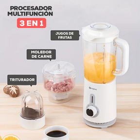 Llevá 2 y Pagá 1 - Trittura Todo Simplus, Procesador 3 en 1 de Alta Potencia + Regalo Kit de Potes Herméticos al Vacío