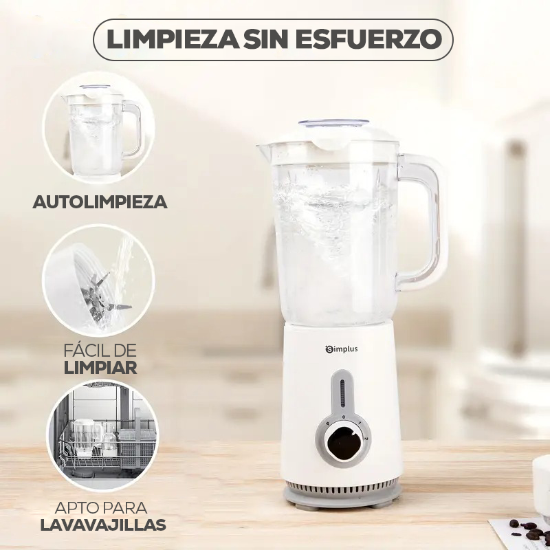 Llevá 2 y Pagá 1 - Trittura Todo Simplus, Procesador 3 en 1 de Alta Potencia + Regalo Kit de Potes Herméticos al Vacío